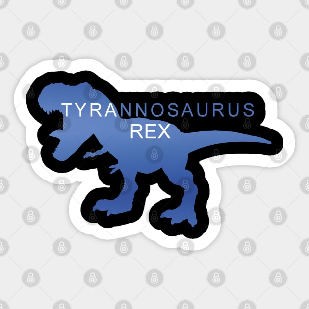 T-Rex, Tyrannosaurus Rex Sticker by RosaliArt